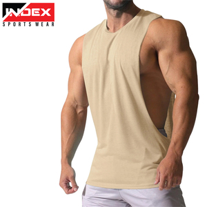 Sport Mens Fitness Elástico Tank Top Transpirable Work Out Wear Jogger Chaleco para correr Gimnasio con logotipos personalizados - Product Image 1