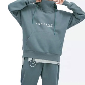 Sudaderas con capucha lisas de peso pesado en blanco de alta calidad, sudaderas con capucha térmicas Unisex de talla grande para hombre con logotipo personalizado - Product Image 3