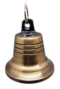 Timbre de puerta colgante de latón personalizado de calidad superior Producto de metal para jardín y Escuela con opciones de tamaño y forma - Product Image 4