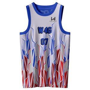 Ventes en gros d'usine, maillots de basket-ball réversibles sur mesure, grande taille, séchage rapide, nouveau style, 100% polyester, antibactérien - Product Image 2