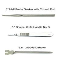 Kit de pratique de suture, kit de dissection pour la biologie, l'entomologie, la grenouille, l'insecte, les étudiants en médecine, outils de dissection