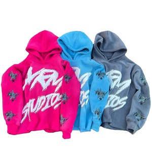 Sweat à capuche respirant pour hommes d'hiver Logo personnalisé Transfert de chaleur Imprimé Polyester/Coton Polaire Coupe ample Sweat-shirt décontracté - Product Image 1