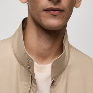 Vestes légères et confortables 100% coton pour hommes Meilleure conception Manches complètes pour l'hiver Tissu en toile de style High Street - Product Image 4