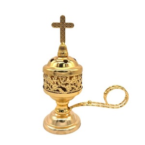 Quemador Bakhoor de plata portátil de alta calidad, incienso árabe, incienso metálico, quemadores de carbón, regalo de inauguración de la casa - Product Image 2