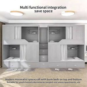 Lits superposés en bois modernes et minimalistes pour les écoles, les hôtels, les appartements et les chambres à coucher avec une garantie <span class=keywords><strong>de</strong></span> 5 ans - Product Image 1