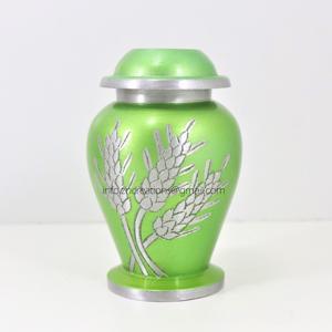 สร้อยคอโกศขนาดเล็กสำหรับเผาศพทำจากอลูมิเนียมสำหรับเถ้ากระดูกของคนขายส่งจากอินเดีย - Product Image 2