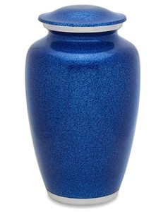 Urna de cremación de aluminio pintada de color púrpura para cenizas de adultos humanos, cenizas de cremación conmemorativas, suministros funerarios - Product Image 4