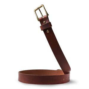 Cinturones de cuero de vaca genuino OEM en todos los tamaños Material de hebilla de aleación Proveedor del fabricante - Product Image 1