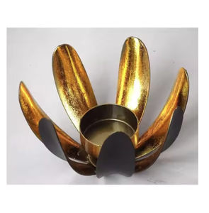 Vente en gros de bougies chauffe-plat en métal de designer élégant, décoration de vaisselle votive pour Noël, fête et mariage - Product Image 6