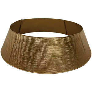 Collier d'arbre de Noël en métal plaqué cuivre fini dernière conception support d'arbre de Noël en métal moderne pour la décoration de Noël - Product Image 2