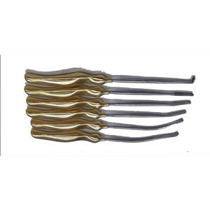 Ensemble de 6 instruments de dissection manuels de qualité supérieure pour chirurgie plastique, lifting du visage, endoscopie, lifting des sourcils, acier inoxydable allemand - Product Image 3
