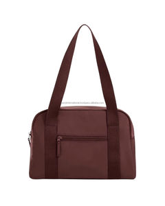 Bolsa de Gimnasio de Poliéster con Diseño Sólido y Cierre de Cremallera, Color/Logotipo Personalizado, Gran Capacidad, Bolsa Deportiva para Exteriores - Product Image 1