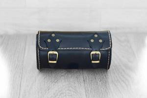 Genuine <b>Leather</b> Female Cylinder <b>Handbag</b> New Korean Style One-Shoulder Crossbody Pack Lightweight Vegetable <b>Tanned</b> Zipper - Product Image 2