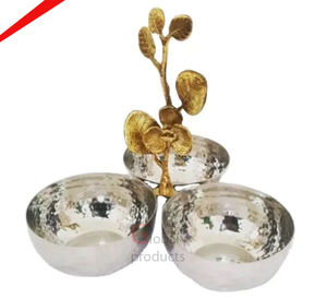 ถ้วยน๊อตโลหะเครื่องปรุงรสเงินโบราณทำจากอลูมิเนียมที่สวยที่สุด - Product Image 3