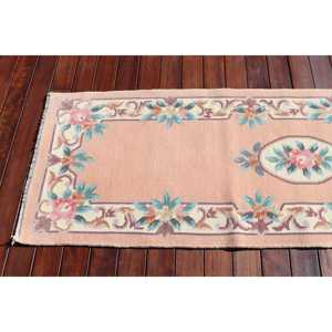 Vintage Turkish <b>Rug</b>, 2.2x9.6 ft <b>Runner</b> <b>Rug</b>, Brown Southwestern <b>Rug</b> - Product Image 4