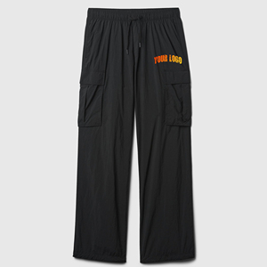 OEM/ODm 100% <b>nylon</b> Crinkle Taslan Windbreaker Sweatpants For Men Casual Wear Lightweight Waterproof Solid color <b>Joggers</b> - Product Image 4