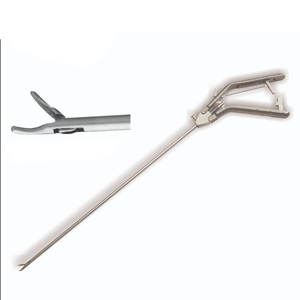 Instrumento Quirúrgico Laparoscópico Reutilizable de Acero, Portaagujas Manual Tipo Pistola con Mandíbula Recta/Curva, Narham Enterprises - Product Image 6