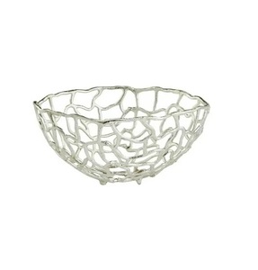 New Arrival Aluminium Metal <b>Decorative</b> Bowl <b>for</b> Home Decor Home <b>Kitchen</b> and Dining Table Top Unique Design Fruit Bowl. - Product Image 6