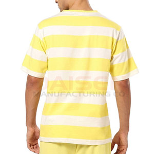 T-shirts oversize pour hommes, dernière tendance streetwear, couleur unie, taille personnalisée - Product Image 3