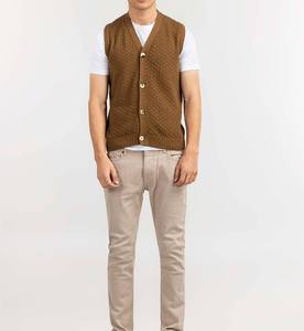 Haute qualité sans manches coton hommes sweats respirant avec des couleurs personnalisées taille et logo hiver hommes pull tricoté - Product Image 3