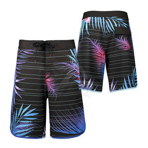 High Quality <b>Men</b> Sublimation <b>Shorts</b> <b>Elastic</b> <b>Waist</b> Solid Casual Wear Quick Dry Polyester/Cotton Hot Sale - Product Image 2