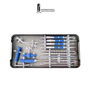 Juego de instrumentos ortopédicos de tornillo pedicular para columna vertebral Kit completo de implante quirúrgico Instrumentos de cirugía de columna vertebral de acero inoxidable - Product Image 2