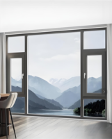 Ventanas Abatibles de Aluminio para Tiendas, Ventanas Comerciales de Exhibición, Ventanas Abatibles de Vidrio Grande para Comercios Minoristas