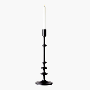 Hot Selling Handmade Pillar Candle Holder Luxury Metal <b>Candlestick</b> Iron Candle Holder for Home Decoration <b>Black</b> Coated set of 3 - Product Image 5