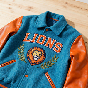 Customized Casual Wear <b>Men's</b> Varsity <b>Jackets</b> with Stand Collar Premium Quality <b>Men</b> <b>Baseball</b> <b>Jacket</b> Available in Different Colors - Product Image 4