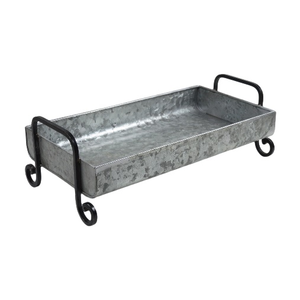 Trending Quality Assured <b>Garden</b> Outdoor Galvanized Decorative Trays With Color Metal Legs Manufacture in India Low Prices - Product Image 4