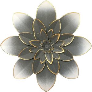 Décoration murale élégante pour la maison, hôtel, salon, chambre à coucher, décoration unique, couleur noire, fleur, art mural suspendu - Product Image 3