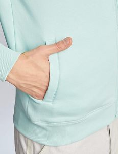 Wholesale Customisable <b>Light</b> Ferozi Men's Soft Cotton Hoodies 3D Embroidered Logo Zipper Winter Clothing with Unique Pattern - Product Image 5