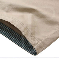 Celana Pendek Pria Bahan Mesh Cepat Kering Ramah Lingkungan, Gaya Kasual Pintar untuk Musim Panas, Warna Solid, Pinggang Sedang, Tali Serut, Dapat Dipesan Sesuai Warna