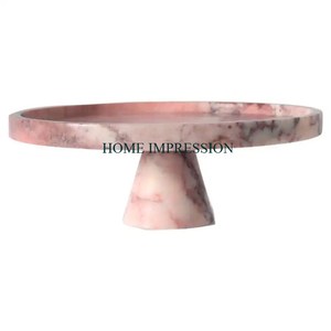 Cake <b>Stand</b> Marble Cake <b>Stand</b> with Metal Base Multi-Purpose Dessert Table Afternoon Tea <b>Cupcake</b> Display <b>Stand</b> Wedding Pastry Tray - Product Image 5