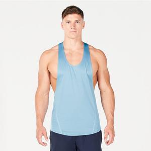 Fitness cómodo hombres camiseta sin mangas personalizado maratón correr sin mangas camiseta hombres transpirable secado rápido camiseta - Product Image 3