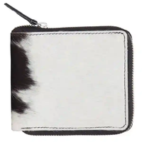 Produk terbaru dompet rambut kulit sapi kualitas tinggi selempang untuk pria dan wanita dengan mode kulit asli terlaris