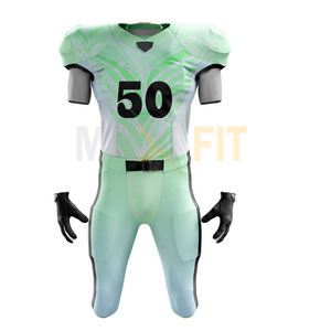 2025 Ensembles d'uniformes de football américain unisexe MAXFIT ENTERPRISES Respirant Séchage rapide 100% coton biologique Options de taille Plus - Product Image 5