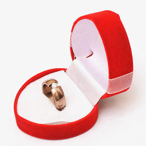 Boîte à bague carrée classique Burraq faite à la main en Mokume Gane avec sertissage clos, idéale pour le quotidien, cadeau parfait pour papa, mari, petit ami, OEM - Product Image 5