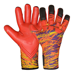 Nouveaux gants de gardien de but en latex allemand, paume en latex de 4 mm, super doux et confortables, gants de gardien de but en latex allemand - Product Image 1