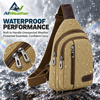 Sac bandoulière compact personnalisé X-PAC, résistant à l'eau, sac de poitrine, fermeture éclair, rangement multi-couches pour les voyages