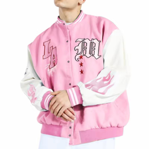 Venta caliente en la chaqueta por encargo Lettermen Jacket Logotipo personalizado Invierno Hombres Lettermen 2025 Chaqueta para hombre - Product Image 1