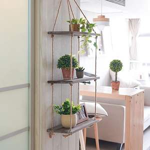 BOÎTES EN BOIS CONCEPTION FAIT À LA MAIN EN BOIS MASSIF NATUREL Tenture murale Étagère de maison pour mur et décoration intérieure - Product Image 4