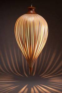 Luz de bambú de alta calidad, respetuosa con el medio ambiente, hecha a mano, diseño moderno sostenible, superventas, lámpara Retro 2025 - Product Image 6