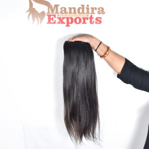 100% Raw Virgin Human <b>Hair</b> Single Drawn <b>Extensions</b> <b>Hair</b> Genius Weft <b>One</b> Donor Straight Bundles Peruvian Human <b>Hair</b> - Product Image 2