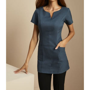 Tenues médicales élégantes, ensembles de blouses, uniformes personnalisés avec logo, uniformes à manches courtes, tuniques en gros, uniformes de spa, uniformes de salon de beauté - Product Image 5