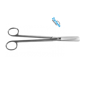 Ciseaux gynécologiques SIMS en acier inoxydable de haute qualité, droits, 23 cm, fabricant et exportateur d'instruments chirurgicaux - Product Image 2