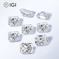 Chuangao 1-5CT IGI Sertifikalı Laboratuvarda Yetiştirilmiş Kalp Kesim Pırlanta Yüksek Kalite DEF VVS VS Cvd Hpht Beyaz Ham Taş Takı Yapımı İçin