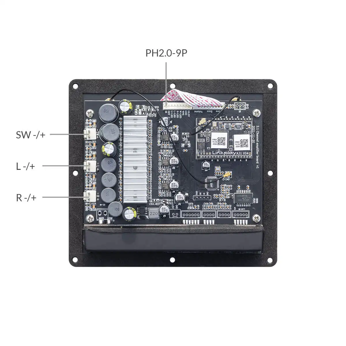 Amp Plate 2.1 Subwoofer Amplifier Module Wifi Audio Streaming Module Stereo Amplifier Board For Diy Speaker