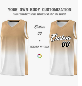 Shorts de basket-ball personnalisés avec dégradé, maillot d'équipe imprimé avec nom et numéro pour hommes, uniforme de basket-ball pour jeunes - Product Image 2