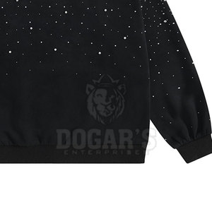 Sweat à capuche en tissu doux, look luxueux, détails en pierre, tendance inspirée de la mode streetwear - Product Image 6